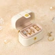 Шкатулка Casegrace SP-01244 White для колец и ювелирных изделий портативная компактная - изображение 4
