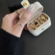Шкатулка Casegrace SP-01244 White для колец и ювелирных изделий портативная компактная - изображение 5