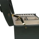 Шкатулка Casegrace SP-01111 Green 17*12*12,5 см для украшений и ювелирных изделий трехуровневая с зеркалом - изображение 4