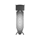 Гладильная доска с подставкой Brabantia 124x38 см Титановые круги (101083) - изображение 2