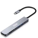 Док-станция XON SmartHub 7 в 1 (HDMI, SD/TF, 2xType-C, 2xUSB3.0) Серый (UHCHP074300G 5177) - изображение 1