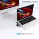 Док-станция XON SmartHub Pro 7 в 1 (HDMI, SD/TF, 2xType-C, 2xUSB3.0) Серый (UHCCP074300G 5191) - изображение 6