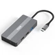 Док-станция XON SmartHub 8 в 1 (VGA, HDMI, SD/TF, 2xType-C, 2xUSB3.0) Серый (UHCHP082322G 5207) - изображение 1
