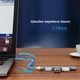 Док-станция XON SmartHub Type-C на USB3.0 + 3хUSB2.0 Серый (UHCXM041332G 4965) - изображение 4