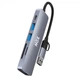 Док-станция XON SmartHub 6 в 1 (SD/TF + Type-C + USB3.0 + 2хUSB2.0) Серый (UHUHP062322G 5146) - изображение 5