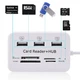 Док-станция XON SmartHub SD/TF + 3xUSB3.0 Белый (UHAHP070033B 5078) - изображение 2