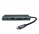 Док-станция XON SmartHub 12 в 1 (Ethernet, VGA, HDMI, 3.5 Audio, SD/TF, 2xType-C, 4xUSB3.0) Серый (UHCHP126300G 6198) - изображение 2