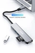 USB-хаб XON SmartHub 6 в 1 (HDMI, SD/TF, Type-C, 2xUSB3.0) Серый (UHCHP063300G 5153) - изображение 2