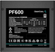 Блок питания DeepCool PF600 600W (R-PF600D-HA0B-EU) - изображение 3