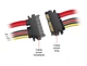 Кабель DELOCK SATA 6 Гбіт/с 22 pin подовжувач 50 см (4043619843619) - зображення 2