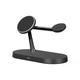 Док-станціяTech-Protect A12 3in1 MagSafe Magnetic Wireless Charger Black - зображення 1