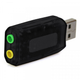 Звуковая плата Media-Tech MT5101 USB Virtual 5.1 Channel черный - изображение 3