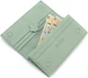 Стильный женский кошелек на магнитах Marco Coverna W002 Light Green - изображение 7