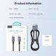 Кабель Choetech XCC-1014-BK, премиум качество USB 2.0 C-папа/C-папа, 1,2м. - изображение 7