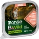 Упаковка влажного корма для котов Monge cat wet bwild grain free adult лосось с овощами 100 г х 4 шт (1826000000010) - изображение 2