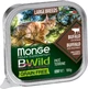 Упаковка влажного корма для котов Monge cat wet bwild grain free буйвол для кошек больших пород из 2-х мес 100 г х 4 шт (1826000000007) - изображение 2