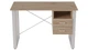 Письменный стол с ящиками Ferrum-decor Оскар 750x1200x700 металл Белый ДСП Дуб Сан-Марино 16 мм (OSK0051) - изображение 2