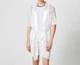 Мереживний халат чоловічий зі стрингами CLEVER SLEEPWEAR 013-02 L Білий - зображення 2