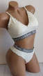Комплект нижнего белья бюстгальтер топ и трусики New Style One Size S/М молочный (2-224) - изображение 2