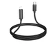 Зарядний кабель швидкого заряджання USB-C/Lightning 27W hoco. U127 дисплей синхронізації акумулятора телефону concealed digital display Black - зображення 2