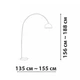 Торшер Friendlylight Arco FL-2 FL9018 - изображение 4