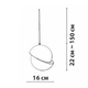 Підвісний світильник Friendlylight Hemisphere M FL3132 - зображення 5
