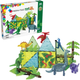 Магнітний конструктор Magna Tiles Dino World XL 50 деталей (0850025176088) - зображення 1