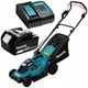 Газонокосилка аккумуляторная Makita DLM330SM (33 см, 20-75 мм, 30 л, LXT) - изображение 1