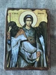 Икона Михаил архангел на дереве под старину (300*400 мм) - изображение 1