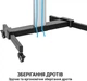 Підлогова стійка для телевізора OfficePro TVS455 - зображення 12