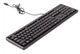 Клавиатура A4Tech KK-3 USB (Black), USB, Comfort Key, горячие клавиши, черная - изображение 2