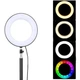 Кільцева лампа Bluetooth 8" RGB108 (Kit1) 045м Black - зображення 3