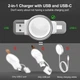Портативная USB док-станция для быстрой зарядки Беспроводное Зарядное Устройство Magnetic для Apple Watch - изображение 6