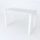 Письменный стол Ferrum-decor Драйв 750x1400x700 Белый металл ДСП Белое 16 мм (FRD-103206) - изображение 2