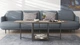Стол журнальный трансформер Куб Комбо Ferrum-decor 540x532x500 Черный металл ДСП Дуб Сонома Трюфель 16 мм (KUB005) - изображение 9