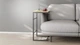 Столик приставной Терри Ferrum-decor 650x440x330 Черный металл ДСП Дуб Артизан 16 мм (TERR006) - изображение 6