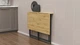 Стол раскладной Морис Ferrum-decor 750x1000x600 Черный металл ДСП Дуб Артизан 16 мм (MORI006) - изображение 11