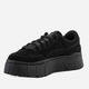 Жіночі кеди низькі Puma Mayze Stack Suede Wns 383983-01 39 (6UK) 25 см Чорні (4065449378857) - зображення 4