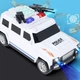 Детская сейф-копилка с кодовым замком и отпечатком Hummer Cash Truck Полиция Белая - изображение 4