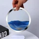 3D настольная лампа с сыпучим песком с RGB подсветкой, песочный белый ночник с песком - изображение 4