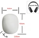 Защитный чехол M&M для Apple Airpods Max, ударопрочные накладки для наушников, цв. синий "G" (78038809) - изображение 3