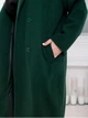 Двобортне пальто oversize ST-Style 42490 58-60 Зелене - зображення 3