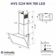 Вытяжка наклонная Minola HVS 5224 WH 700 LED - изображение 11