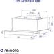 Витяжка телескопічна Minola HTL 6614 BLF 1000 LED - изображение 11