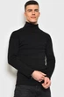 Гольф мужской на флисе черного цвета Без бренда размер 52 (171888) - изображение 1
