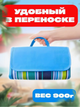 Килимок для кемпінгу відпочинку на пляжі туристичний водонепроникний складаний 147*200 - зображення 4
