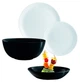 Столовый сервиз черно-серый на 6 персон LUMINARC Diwali Black&Granit 19 предметов (P4358) - зображення 1