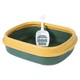 Туалет лоток для кішок з лопаткою Taotaopets 225501 46*38*13 см Green - зображення 1