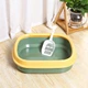 Туалет лоток для кішок з лопаткою Taotaopets 225501 46*38*13 см Green - зображення 2