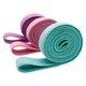 Набор резинок для фитнеса AOLIKES RB-3609 3шт Green+Pink+Violet - изображение 2